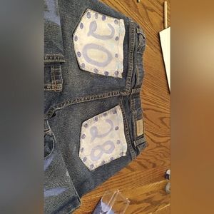 Custom jeans. 8th grade.  Size 00